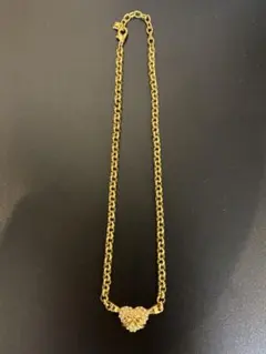 ヴィンテージ　ニナリッチ　ゴールドネックレス　トップハート
