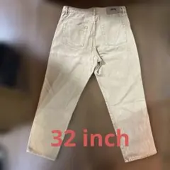00s STUSSY BIG OL' JEANS サンドベージュ 32inchのサムネイル