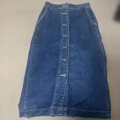 UNIQLO JEANS デニムスカート ロング丈