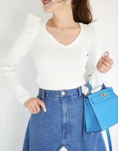 未使用　obliスカラップリブニットのサムネイル