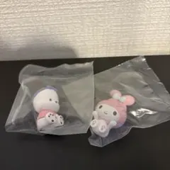 サンリオ なりきりうさぎさんフィギュア ポチャッコ マイメロディ セット