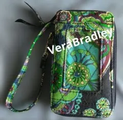 Vera Bradley カードケース 緑系 花柄