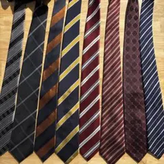 ネクタイ 8本セット ストライプ ダイヤ柄