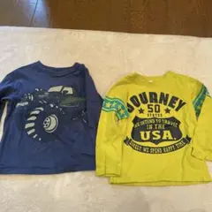 長袖Tシャツ90 2枚セット