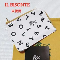 国内正規限定 IL BISONTE ロゴプリント モノグラム イルビゾンテ 財布