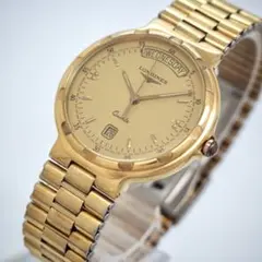 稼働 LONGINES コンクエスト 腕時計 ゴールド デイト メンズ 3569 