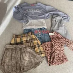 140 150 まとめ売りスウェットとスカートセット