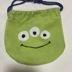 ディズニー トイストーリー エイリアン リトルグリーンメン ポーチ 巾着