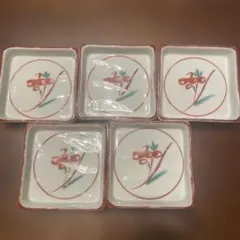 たち吉　四方皿銘々皿 5枚セット
