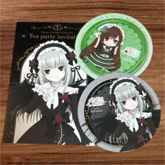 ローゼンメイデン プリンセスカフェ 水銀燈 翠星石ポストカード コースター 特典