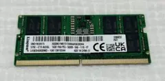 Kingston 16GB DDR5 SO-DIMM メモリ 1枚