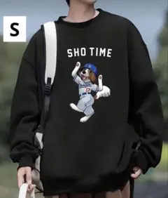 【新品/Sサイズ】大谷翔平 デコピン SHO TIME トレーナー ドジャース