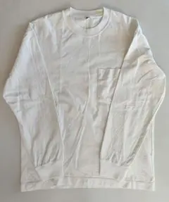 ユニクロ ウォッシュコットンクルーネックT ホワイト Sサイズ