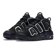 NIKE Air More Uptempo Black White