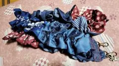 ディズニー ウエスタンランド デニム ミニー ミッキー携帯ストラップ