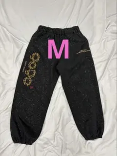9099 OG Logo Glitter Zip Pants M