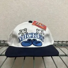 【80s デッドストック】ミッキー キャップ Disney ヴィンテージ 帽子