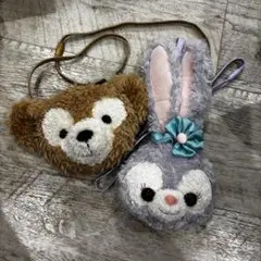 ステラルー　フェイスポーチ　パスケース　ディズニー　ダッフィー　ポシェット