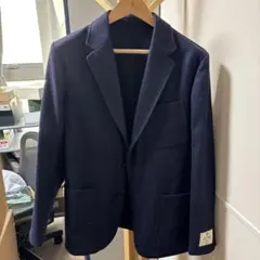 LARDINI ラルディーニ ホップサック ジャケット ネイビー 44サイズ