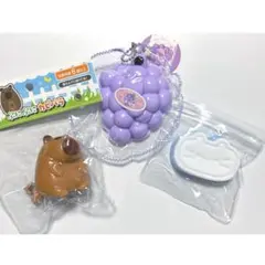 ぷにゅ2　ローズオニールキューピー　スクイーズ　さる　ペンギン　ヒヨコ ぷにゅ2 ローズオニールキューピー スクイーズ さる ペンギン ヒヨコ