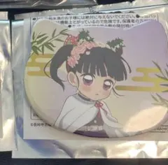 鬼滅の刃 ナンジャタウン ミニゲーム ねこ型缶バッジ 栗花落カナヲ　3