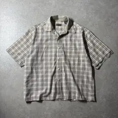 00s ST. JOHN'S BAY c-boy シティボーイ短丈チェックシャツ