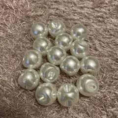 パールボタン ホワイト 20mm 15個