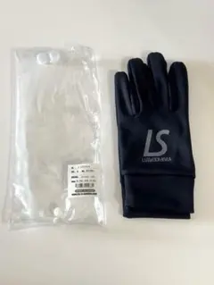 ルースイソンブラ 手袋 プレイヤーズグローブ Mサイズ 黒 ブラック LSロゴ