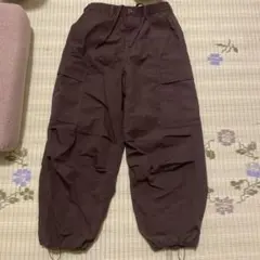 GUスーパーワイドカーゴパンツ 353262 S ブラウン ユニセックス