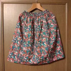 女の子リバティウィルトシャー赤スカート