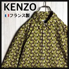 3458【激レア・フランス製・未使用級】現行 ケンゾー タイガー 総柄シャツのサムネイル
