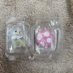 赤ちゃんお花畑のおともだちシリーズ　ハスキーの赤ちゃん　シルバニアファミリー