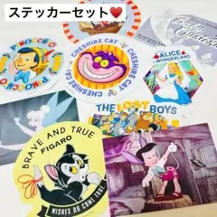 ディズニー　Disney　ステッカーセット　ミックス　ダイカット　シール　デコ