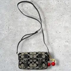 Coach Soho Shoulder bag Signature Black
