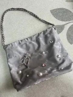 シルバー　大容量バック