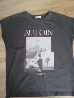 しまむら　 ロゴプリント Tシャツ グレー Mのサムネイル