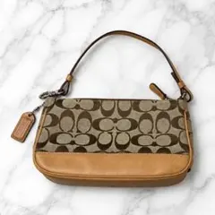 COACH コーチ アクセサリーポーチ シグネチャー 1861 タグ付き - メルカリ