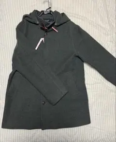 BEAMS HEART フード付きダッフルコート XL グレー