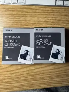 FUJIFILM instax SQUARE MONO CHROME 2パック