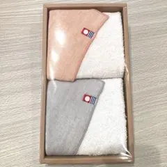 【新品・未使用】今治タオル ハーフハンカチ 2枚セット（箱入り）