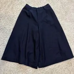 ecruefil エクリュフィル　ガウチョパンツ　ネイビー　L