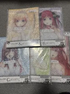 五等分の花嫁一番くじA賞〜E賞コンプリートセット