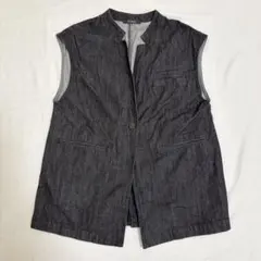 w closet ベスト デニム ブラック