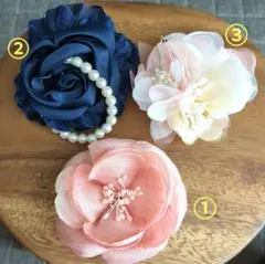 コサージュ　卒業式　入学式　ピンク　ホワイト　ネイビー　パール