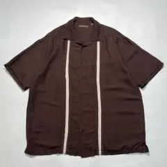 t*e様 90s Tommy Bahama シルク100% キューバシャツ ブラ - メルカリ