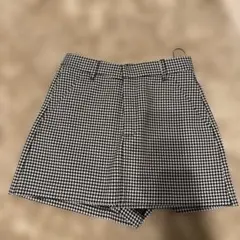 Zara 千鳥格子柄 ショートパンツ キュロットのサムネイル