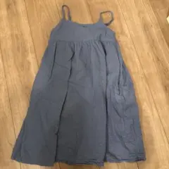 キャミソール ブルーグレーワンピース　130ユニクロ