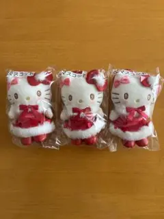 サンリオ当たりくじ　ハローキティ マスコット3個セット