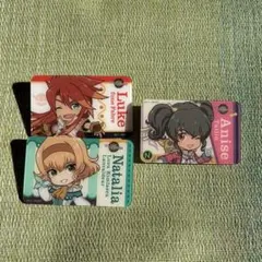 テイルズオブジアビス スクエア缶バッジ ルーク アニス - メルカリ
