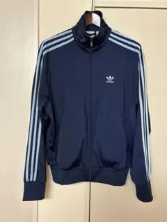 アディダスオリジナルス トラックジャケット L ネイビー×水色